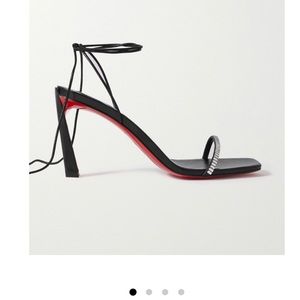 New Authentic Christian Louboutin Strass Condora lace up sandals size 40